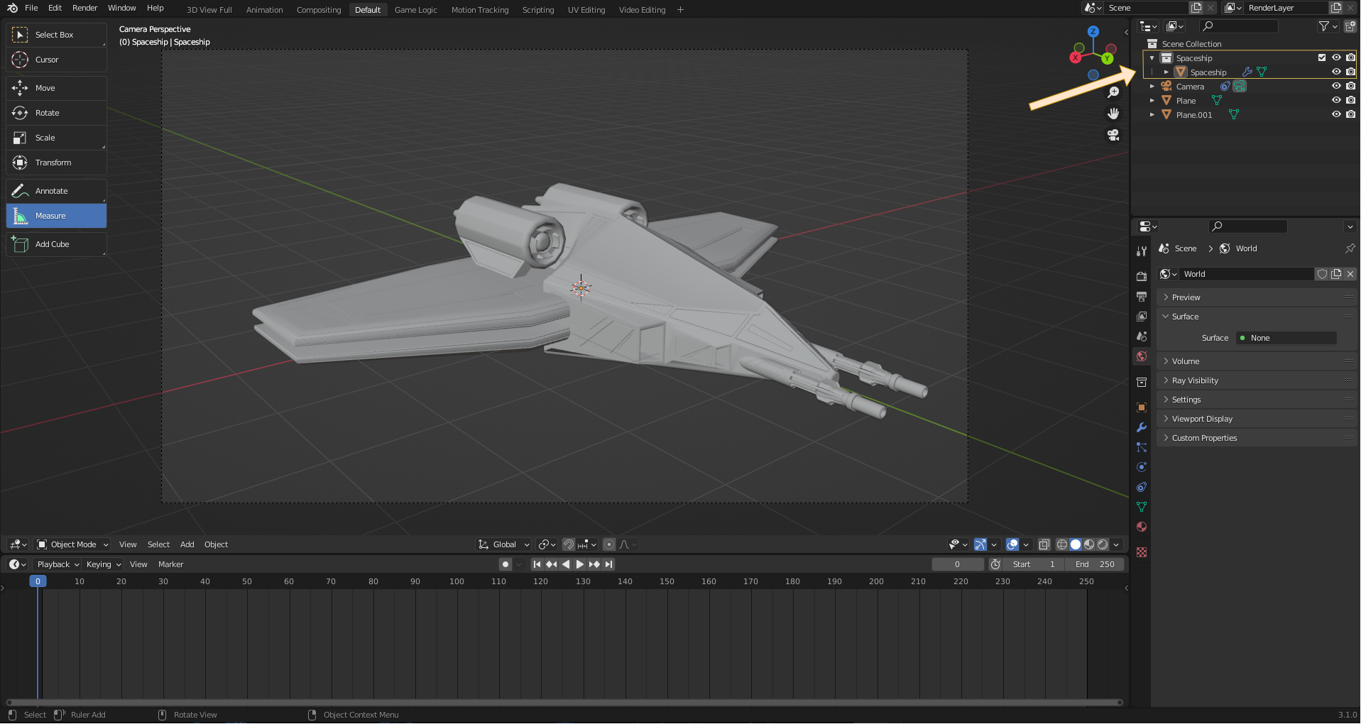 Setting the Collection and Object names
